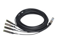 HP Switch zbh. Kabel, 3m, Splitter, 40G QSFP+/4x10G SFP+, 40Gbit, X240, DAC-Cable,