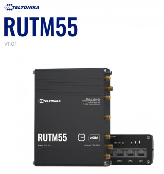 Teltonika RUTM55 Router 5G Industrial