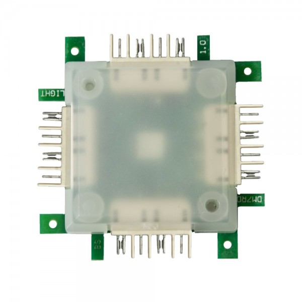 Brick´R´Knowledge LED RGB transparente, 10 unidades