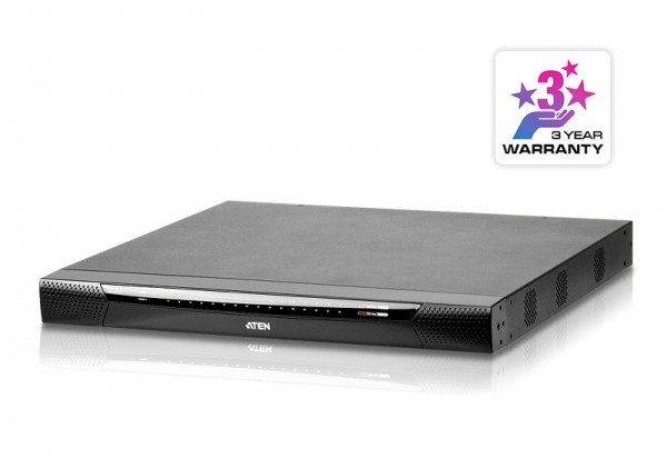 Aten KVM-Switch 32-fach, LAN(IP-fähig), 1xlocal + 8x Remote User, Virual Media,