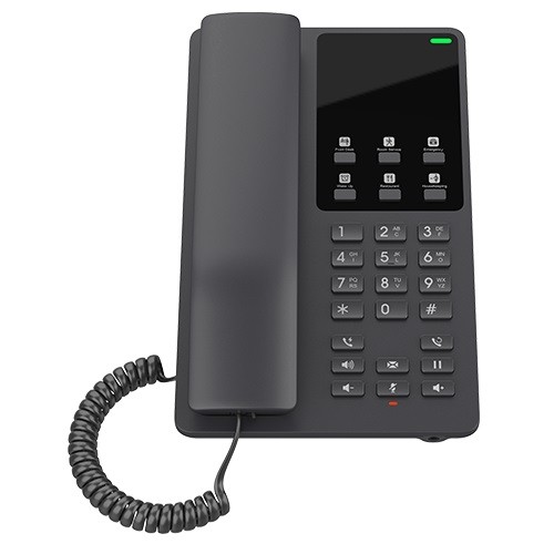 Grandstream GHP621W Teléfono para Hoteles, negro