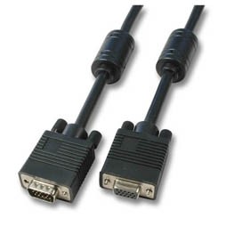 Cable vídeo VGA, DSUB15, 10m, Negro