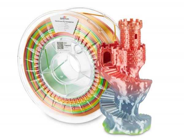 Spectrum Filamento PLA SILK Rainbow FUSION