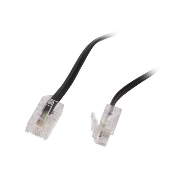 Synergy 21 S215227- Latiguillo CAT3 RDSI UTP RJ45 negro, 1.5