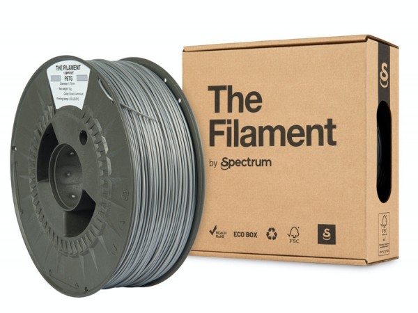Spectrum The Filament PETG, Aluminio plata 1Kg
