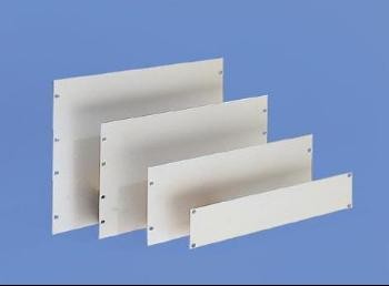 Vertiv(Knürr) zub.Blindplatte 3HE, Lichtgrau, lackiert,