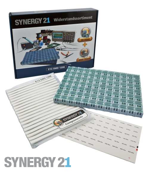 Synergy 21 Kit de resistencias E12 SMD 1206 1%
