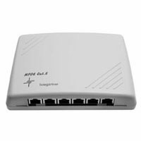 Patch Panel 6xTP,CAT6A,250Mhz,Aufputz,Lichtgrau,Telegärtner