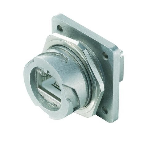 Telegärtner RJ45-Kupplung mit Flanschset, STX V1, CAT6, Meta