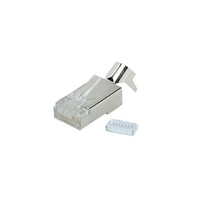 TP-Stecker TP, S-UTP CAT6a, 100-Pack, ohne Tülle, mit Einfäde
