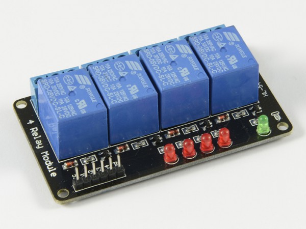 4duino Módulo de 4 relés 5V sin optoacoplador