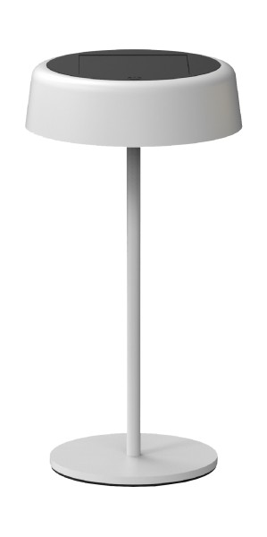 Synergy 21 Lámpara LED solar de sobremesa, blanco