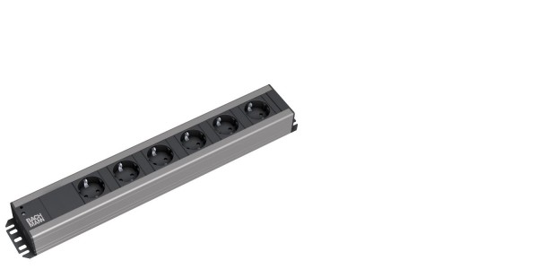 Bachmann Handwerkerleiste, 6xDosen(CEE7) -&gt; Stecker(CEE7), 2m,