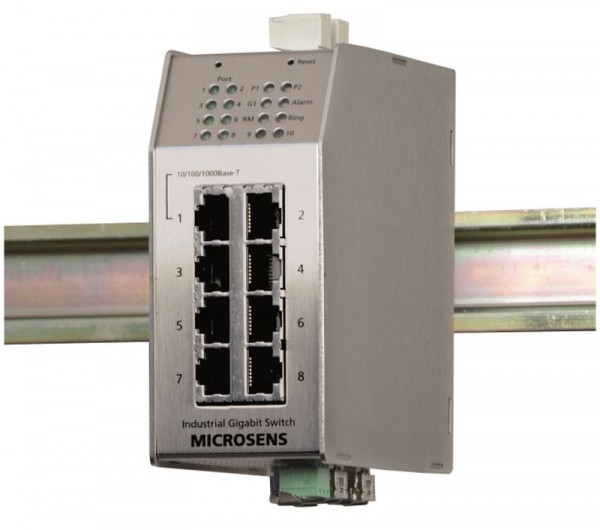 Microsens industrial 10port Switch MS650869MX-V2