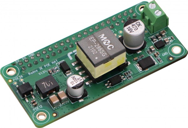 Radxa Zero 3E PoE HAT