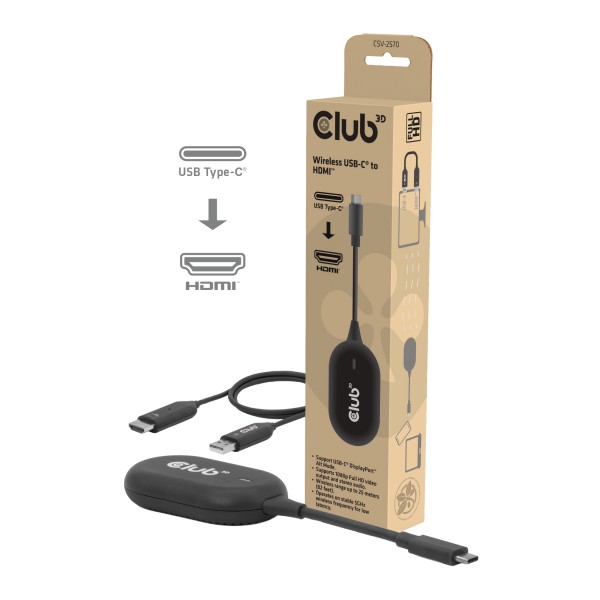Club 3D USB-C => HDMI Streaming Kit - Full-HD
