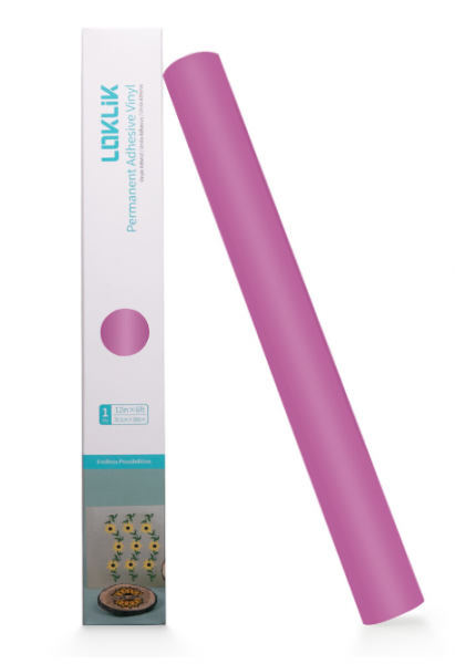 LOKLIK Vinilo adhesivo permanente Mate Fucsia