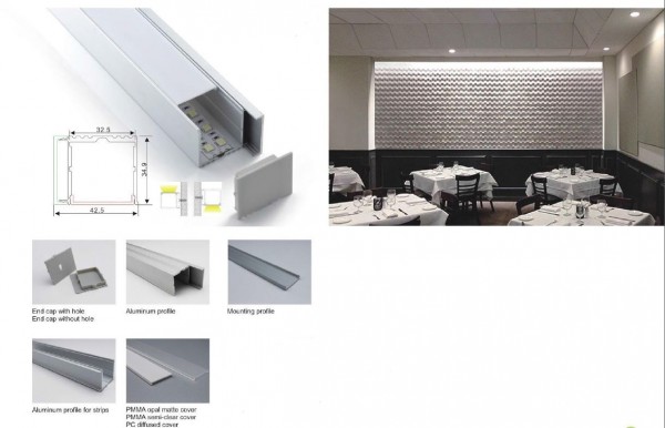 Synergy 21 LED U-Profil 200cm, ALU019