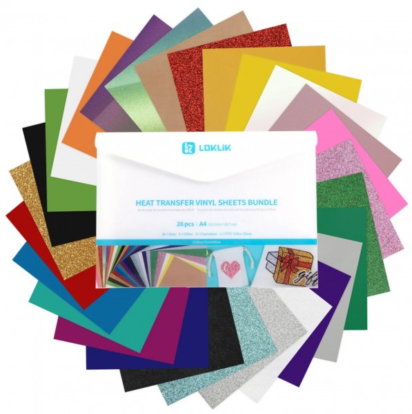 LOKLIK Pack de vinilos textiles A4