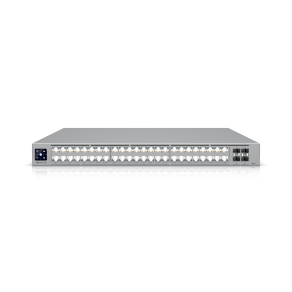 Ubiquiti Switch full managed Layer3 52 Port Â• 16x 2,5 GbE Â• 32x 10 GbE Â• PoE Budget 1080W Â• 48x PoE+++ Â• 4x SFP28 Â• 19&quot; Â• UniFi Â• USW-Pro-XG-48-PoE