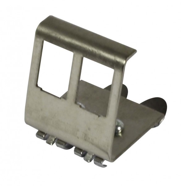 Patch Panel 24xTP, CAT6A, Keystone Slim-line, 19&quot;, Lichtgrau