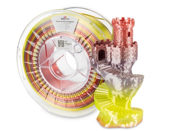Spectrum Filamento PLA SILK Rainbow EARTH BLEND