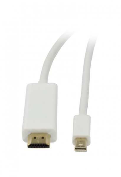 Kabel Video DisplayPort mini 1.2 => HDMI 2.0, ST/ST, 3m, Ultra HD 4K@60hz 4:4:4, 8 Bit HDR, Synergy 21