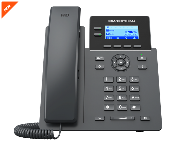 Grandstream GRP-2602G Teléfono IP Esencial de 2 Líneas