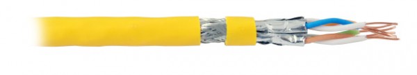 Kabel 2000MHz, CAT8.2, S-STP(S/FTP), Verlege, 100m Ring, AWG22, Draka C22, 4P 2GHz LSHF-FR, Class Dcas1d1a1, Class Eca,