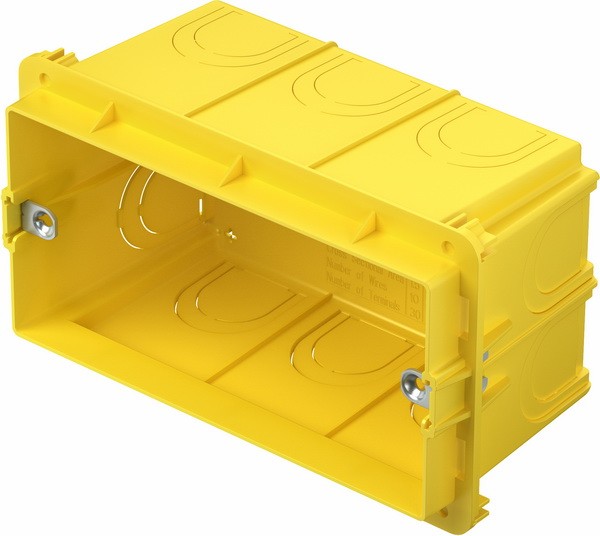 TEM series flush-mounted boxes RECTANGULAR BOX FOR BRICKPM4-6