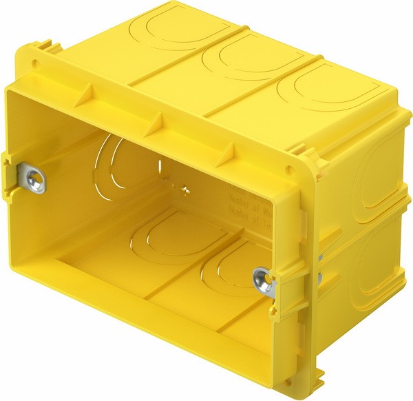 TEM series flush-mounted boxes RECTANGULAR BOX FOR BRICKPM3-6