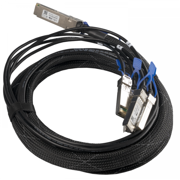 MikroTik Cable de conexión QSFP28 a 4x SFP28, 3m