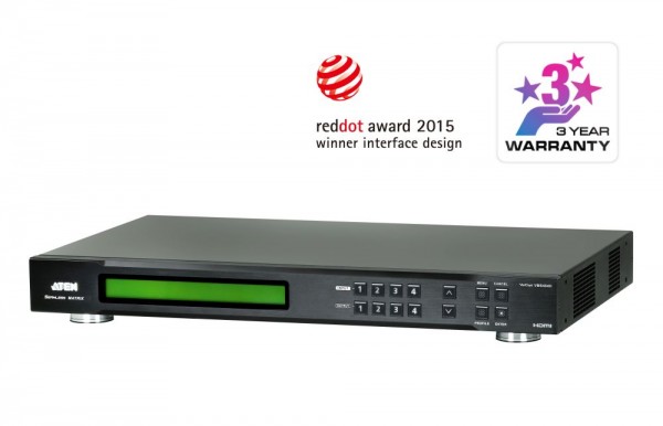 Aten Matrix Switch mit Scaler, HDMI, 4 x 4