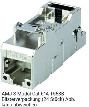 Telegärtner Modul, AMJ-S, CAT6A, TP/LSA, Snap-In, 2-Pack,