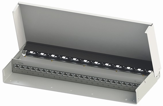 Telegärtner Patch Panel, 24xTP, CAT6A, Aufputz,
