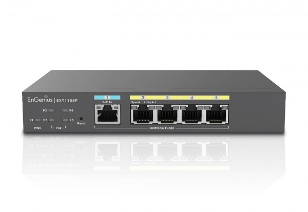 EnGenius EXT1105P Switch-Extender de 5 puertos Gigabit
