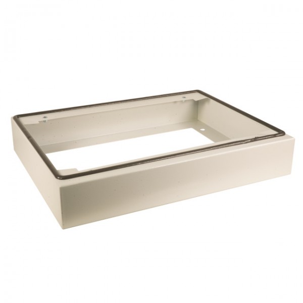 Wandgehäuse 19&quot;, IP55, zbh. Sockel, T450mm, für 6917XXIP55.1-Serie, Lichtgrau,