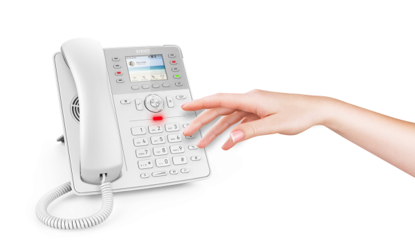 SNOM D735 Teléfono SIP Gigabit, blanco