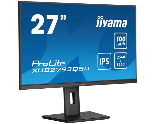 iiyama ProLite Pantalla 27" IPS WQHD, negro