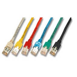 Patchkabel RJ45,CAT5+,300Mhz HF, 1m grau, Hirose TM11