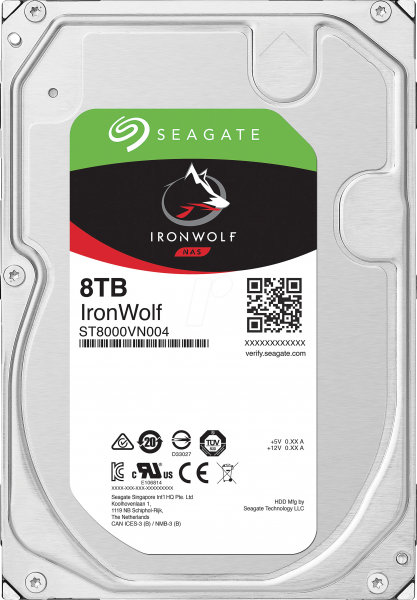 Seagate Disco duro HDS IRONWOLF 8TB