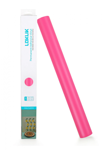 LOKLIK Vinilo adhesivo permanente Mate rosa