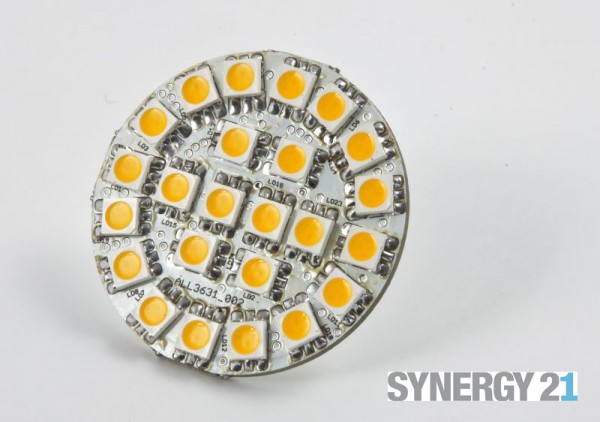 Synergy 21 G4 24x SMD, 5W, blanco cálido, pins traseros