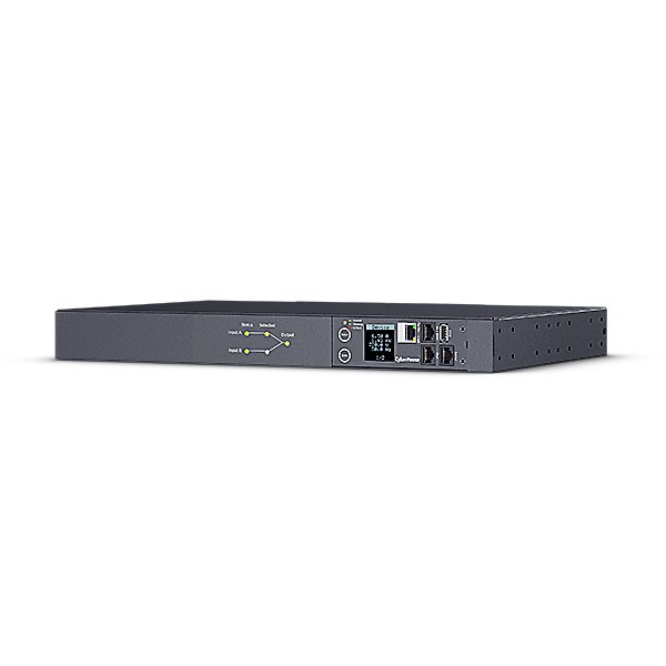 CyberPower PDU ATS, Switched, 230V/20A, 1HE, 8xC13/2xC19 Ausgang, 2xC20 Eingang,