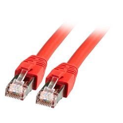 Patchkabel RJ45, CAT8.1 2000Mhz, 5m, rot, S-STP(S/FTP), BC, LSZH,