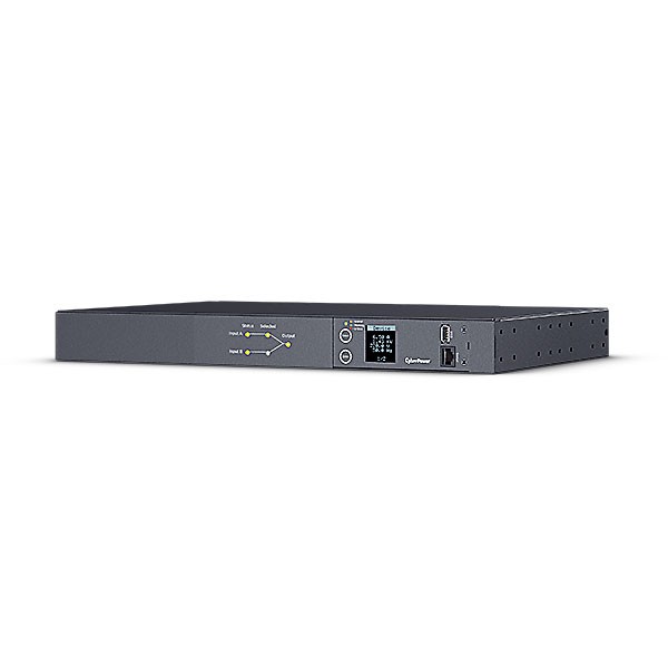 CyberPower PDU ATS, Metered, 230V/10A, 1HE, 12xC13Ausgang, 2xC14 Eingang