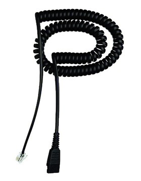 GN Jabra Cable QD>RJ10 Standar rizado