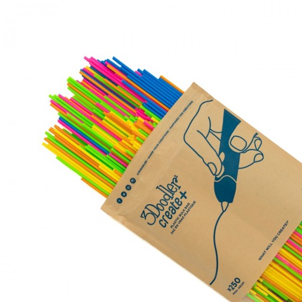 3Doodler Filamento PLA Neon Sunset Mix para Create+ & Pro