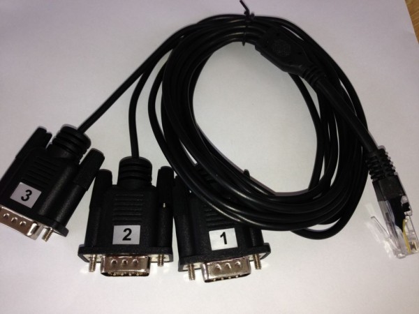 ALLNET Adaptador de puerto serial para ALL4500 con 3 salidas