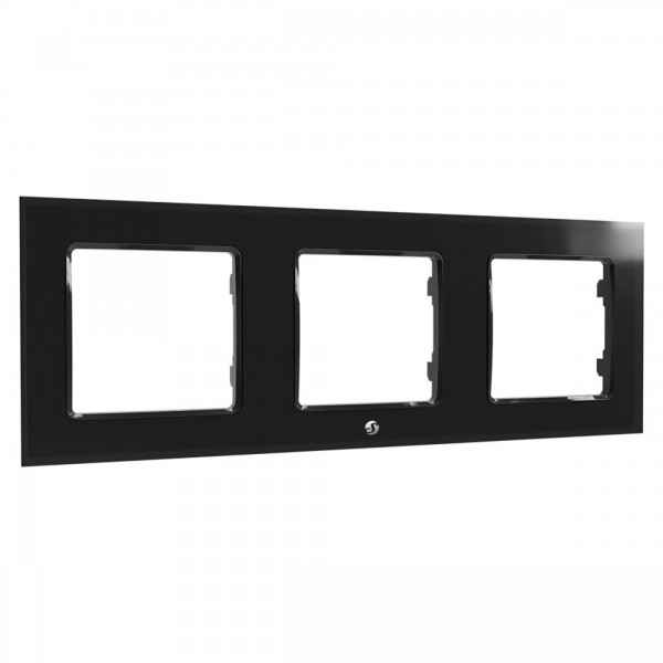 Shelly Embellecedor para interruptor WF3, Negro